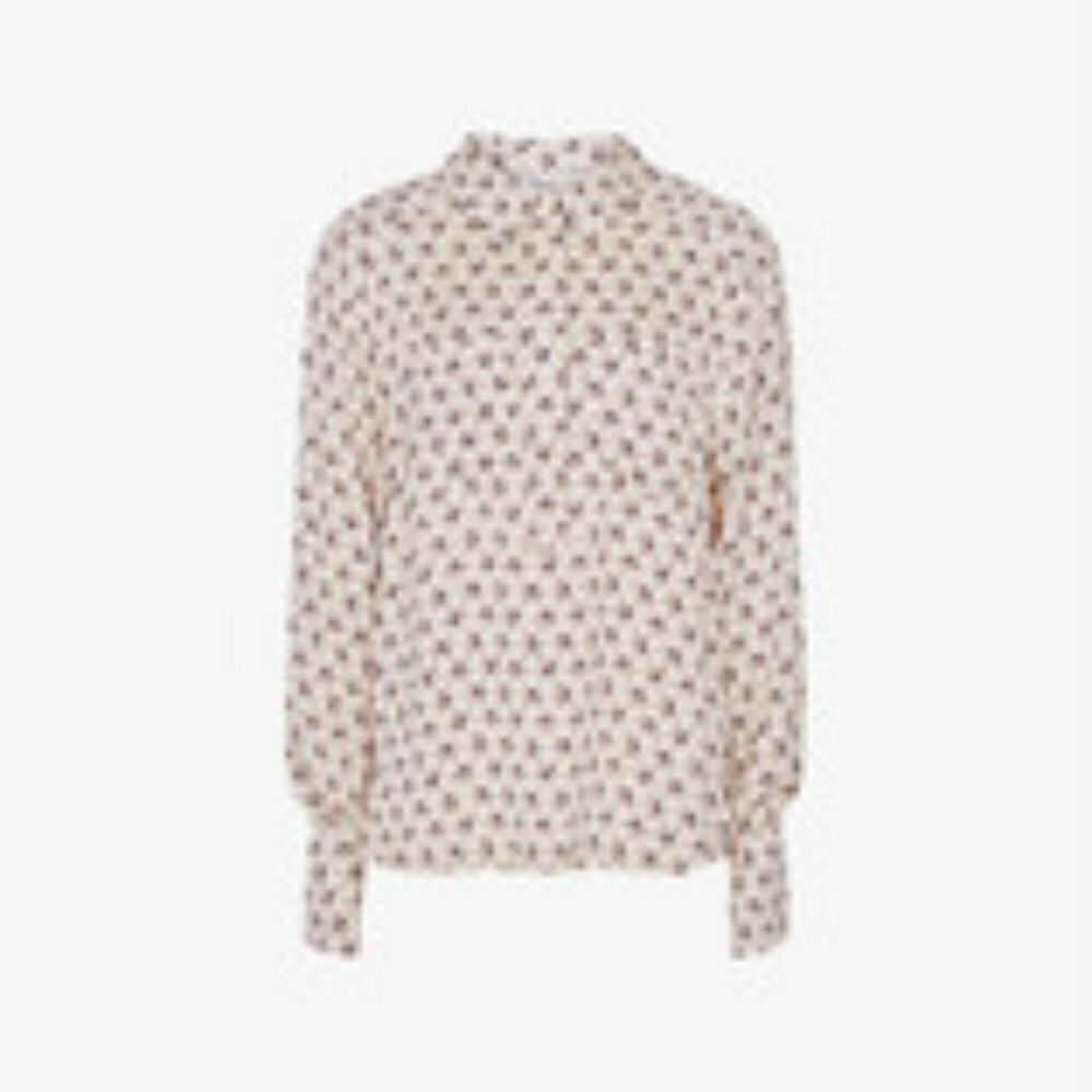 REISS PIA  TETRIS GEOMETRIC PRINT  BLOUSE TOP - Picture 8 of 14